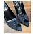 Saint Laurent Monogram Slingback Pumps Schwarz - Ansicht 11