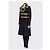 Dolce & Gabbana Black Virgin Wool Fitted Long Coat Pre-owned - view 2