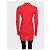 Timeless CHANEL Cardigan lungo aderente in misto seta e cotone rosso FR 38 M usato - vista 3