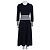 Timeless CHANEL Herbst 2016 Kaschmir-Strick-Maxikleid gestreift Sz.48/4XL gebraucht