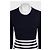 Timeless CHANEL Herbst 2016 Kaschmir-Strick-Maxikleid gestreift Sz.48/4XL gebraucht - Ansicht 4