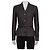 Christian Dior Gray Wool Angora Fitted Jacket Sz.38 Pre-owned