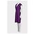 Yves Saint Laurent Abito Aderente Vintage YSL in Cotone e Seta Viola NWT FR 38 M Usato - vista 2