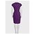 Yves Saint Laurent Abito Aderente Vintage YSL in Cotone e Seta Viola NWT FR 38 M Usato - vista 3