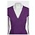 Yves Saint Laurent Abito Aderente Vintage YSL in Cotone e Seta Viola NWT FR 38 M Usato - vista 4