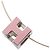 Hermès Collana Hermes Cage d'H H-Cube Argento Rosa