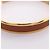 Bracciale Hermès Olympe in Pelle Marrone Oro D'oro - vista 6