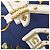 Hermès Foulard Hermes Carre 90 Aux Champs Bianco Giallo Blu navy - vista 5