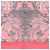 Hermès Foulard Hermes Carre 90 Les Tuileries Marrone Rosa - vista 4