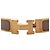 Hermès Brazalete Hermes Clic Clac PM Accessory Beige Dorado - vista 6