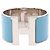 Hermès Bracciale Hermes Clic Clac TGM Argento Bianco Blu