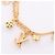 Bracciale con ciondolo Louis Vuitton LV Floragram Bianco D'oro - vista 3