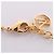 Bracciale con ciondolo Louis Vuitton LV Floragram Bianco D'oro - vista 4