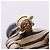 Spilla Chanel Mademoiselle Doll 100th Anniversary Nero Beige D'oro - vista 5