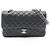 Borsa a tracolla Chanel Matelassé Double Flap Nero