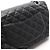 Borsa a tracolla Chanel Matelassé Double Flap Nero - vista 11