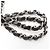 Borsa a tracolla Chanel Matelassé Double Flap Nero - vista 13