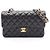 Borsa a tracolla Chanel Matelassé Double Flap Nero