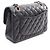 Borsa a tracolla Chanel Matelassé Double Flap Nero - vista 2