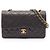 Borsa a tracolla Chanel Matelassé Double Flap Nero