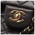 Borsa a tracolla Chanel Matelassé Double Flap Nero - vista 13
