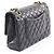 Borsa a tracolla Chanel Matelassé Double Flap Nero - vista 2