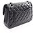 Chanel Matelassé Double Flap Schultertasche Schwarz - Ansicht 2