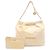 Borsa a tracolla Chanel Matelassé 22 Large Bianco Crudo