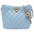 Borsa Hobo Small Matelassé Chanel Blu