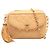 Borsa a tracolla Chanel Matelassé con nappina Beige