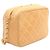 Borsa a tracolla Chanel Matelassé con nappina Beige - vista 2