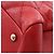 Borsa Bowling Chanel Matelassé Rosso - vista 7