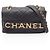 Borsa a tracolla Chanel Matelassé Logo Nero