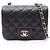 Borsa a tracolla Chanel Mini Matelassé Nero