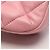Borsa a spalla Chanel Mini Matelassé in pelle d'agnello Rosa - vista 8