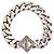 Bracciale con charm argentato Christian Dior Argento
