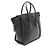 Céline Borsa a mano Celine Luggage Micro Shopper Nero - vista 2