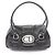 Borsa a mano Christian Dior in pelle nera Nero