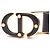 Christian Dior Ledergürtel für Damen Schwarz - Ansicht 2