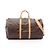 Louis Vuitton Keepall Bandoulière 55 Monogram Boston Bag Marrone Monogramma