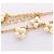 Bracciale Louis Vuitton LV Floragram Bianco D'oro - vista 8
