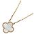 Collana Van Cleef & Arpels Vintage Alhambra in madreperla Bianco D'oro