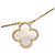 Van Cleef & Arpels Vintage Alhambra Halskette aus Perlmutt Weiß Golden - Ansicht 3