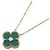 Collana Van Cleef & Arpels Vintage Alhambra Malachite Golden Grün