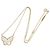 Collana Van Cleef & Arpels Lucky Alhambra Papillon Bianco D'oro - vista 2