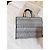 Borsa Tote Furla in Tela Monogram Nero Beige - vista 16