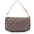 Bolso Louis Vuitton Pochette Accessoires Castaño