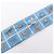 Hermès Hermes Twilly Couvertures et Tenues de Jour Scarf Blu Multicolore - vista 6