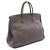 Hermès Borsa Hermes Birkin 40 in pelle Togo grigia Marrone - vista 2