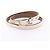 Hermès Bracciale Hermes HERMES Be Api Double Tour Marrone - vista 6
